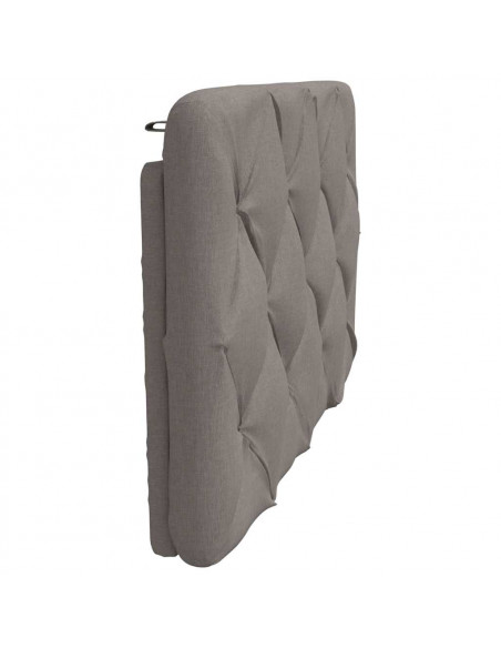 Cuscino Testiera Tortora 80 cm in Tessuto