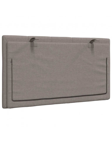 Cuscino Testiera Tortora 80 cm in Tessuto