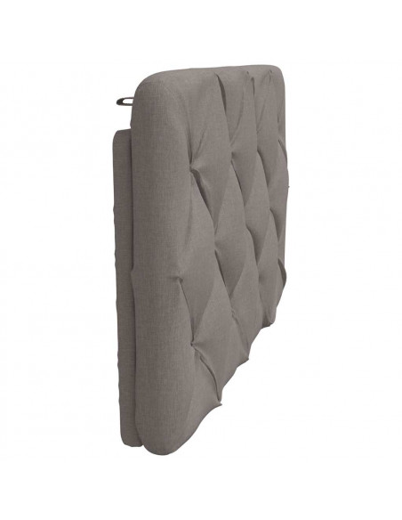 Cuscino Testiera Tortora 90 cm in Tessuto