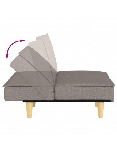 Divano Letto Tortora in Tessuto