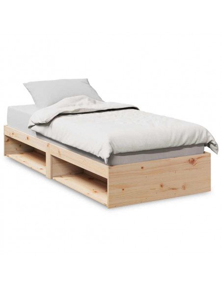Dormeuse senza Materasso 80x200 cm in Legno Massello di Pino