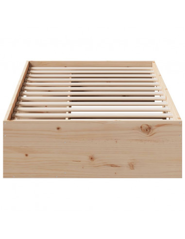 Dormeuse senza Materasso 80x200 cm in Legno Massello di Pino