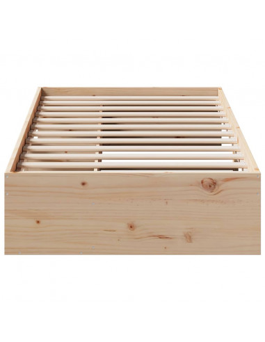 Dormeuse senza Materasso 90x190 cm in Legno Massello di Pino