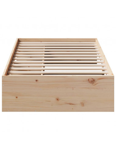 Dormeuse senza Materasso 90x200 cm in Legno Massello di Pino
