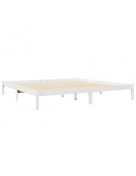 Giroletto con Libreria senza Materasso 180x200 cm in Legno Pino