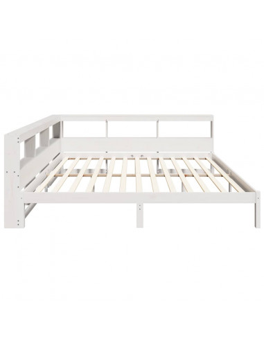 Giroletto con Libreria senza Materasso 180x200 cm in Legno Pino