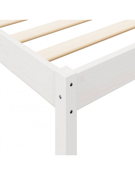 Giroletto con Libreria senza Materasso 180x200 cm in Legno Pino