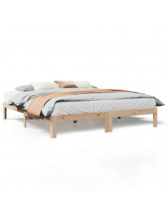 Giroletto senza Materasso 160x200 cm in Legno Massello di Pino