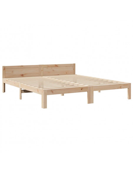 Giroletto senza Materasso 160x200 cm in Legno Massello di Pino