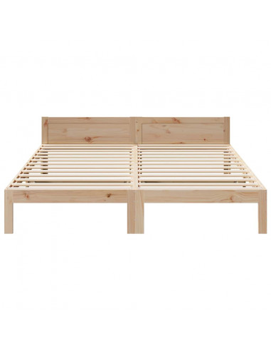 Giroletto senza Materasso 160x200 cm in Legno Massello di Pino