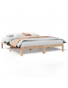 Giroletto senza Materasso 180x200 cm in Legno Massello di Pino