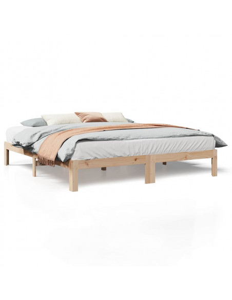 Giroletto senza Materasso 180x200 cm in Legno Massello di Pino