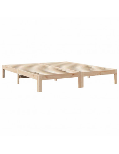 Giroletto senza Materasso 180x200 cm in Legno Massello di Pino