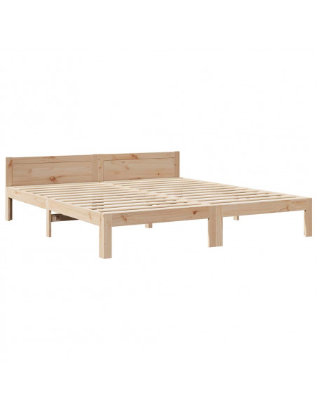 Giroletto senza Materasso 180x200 cm in Legno Massello di Pino
