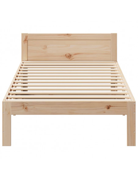 Giroletto senza Materasso 80x200 cm in Legno Massello Pino