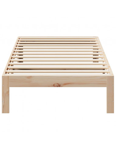 Giroletto senza Materasso 90x200 cm in Legno Massello di Pino