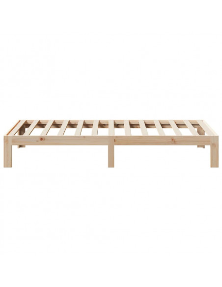 Giroletto senza Materasso 90x200 cm in Legno Massello di Pino