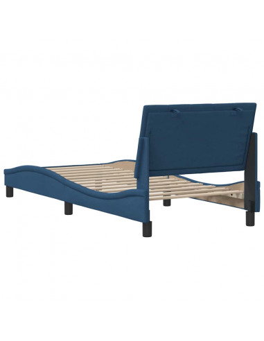 Giroletto senza Materasso Blu 80x200 cm in Tessuto