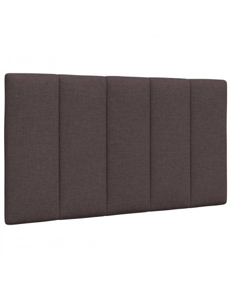 Giroletto senza Materasso Marrone Scuro 90x200 cm Tessuto