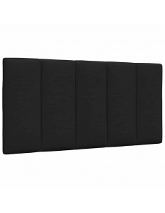 Giroletto senza Materasso Nero 100x200 cm in Tessuto