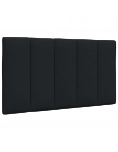 Giroletto senza Materasso Nero 90x200 cm in Tessuto