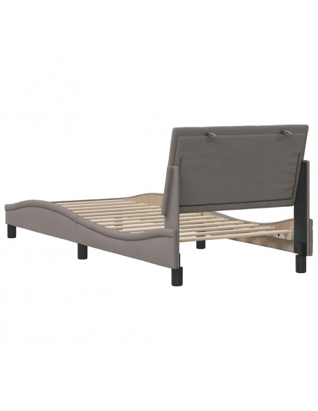 Giroletto senza Materasso Tortora 80x200 cm Tessuto