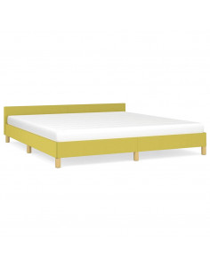 Giroletto senza Materasso Verde 180x200 cm in Tessuto