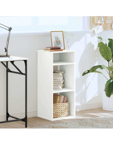 Libreria Bianca 34x31x80 cm in Legno Multistrato
