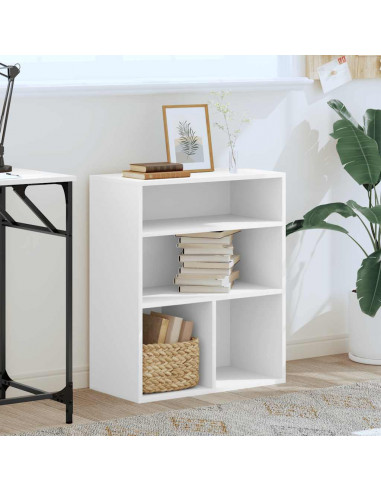 Libreria Bianca 60x30x71,5 cm in Legno Multistrato