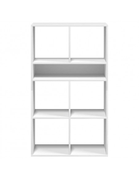 Libreria Bianca 66x31x112 cm in Legno Multistrato