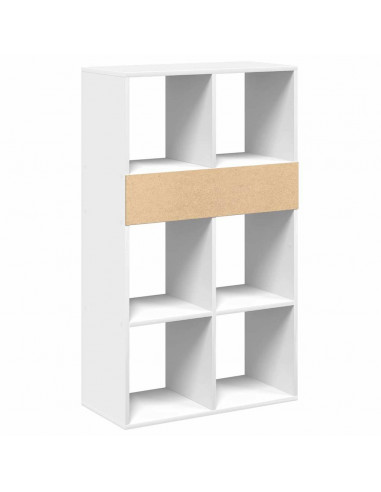 Libreria Bianca 66x31x112 cm in Legno Multistrato