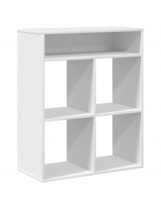 Libreria Bianca 66x31x80 cm in Legno Multistrato