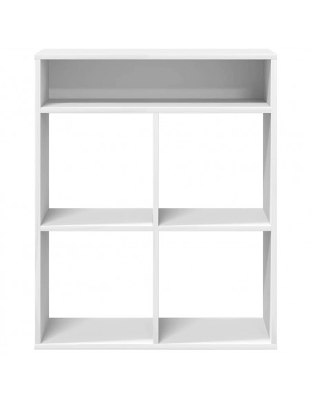 Libreria Bianca 66x31x80 cm in Legno Multistrato