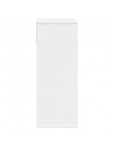 Libreria Bianca 66x31x80 cm in Legno Multistrato