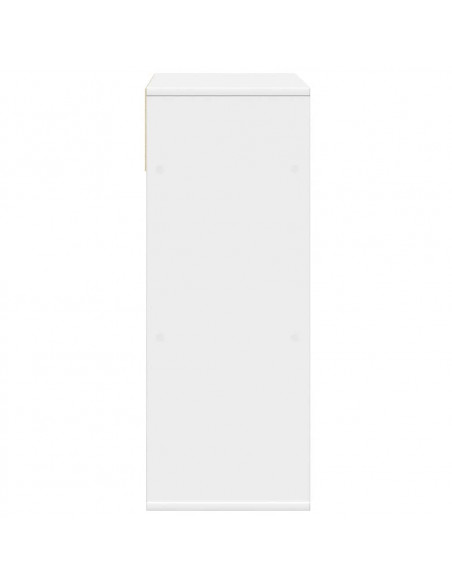 Libreria Bianca 66x31x80 cm in Legno Multistrato