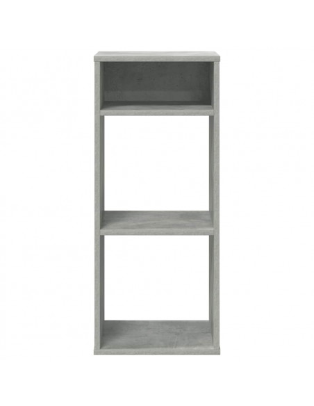 Libreria Grigio Cemento 34x31x80 cm in Legno Multistrato