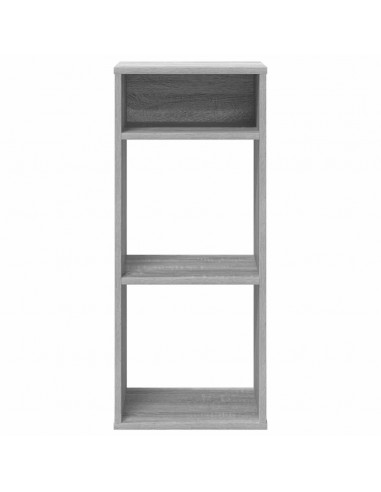 Libreria Grigio Sonoma 34x31x80 cm in Legno Multistrato