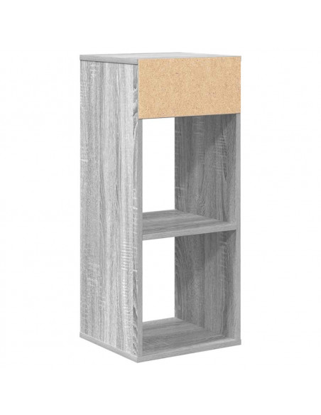 Libreria Grigio Sonoma 34x31x80 cm in Legno Multistrato