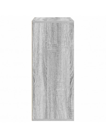 Libreria Grigio Sonoma 60x30x71,5 cm in Legno Multistrato
