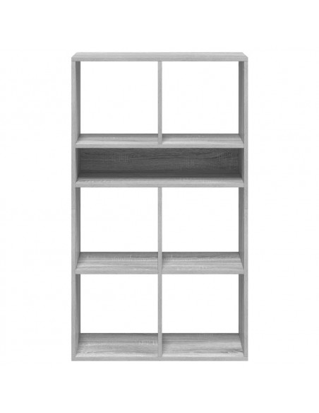 Libreria Grigio Sonoma 66x31x112 cm in Legno Multistrato