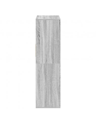 Libreria Grigio Sonoma 66x31x112 cm in Legno Multistrato