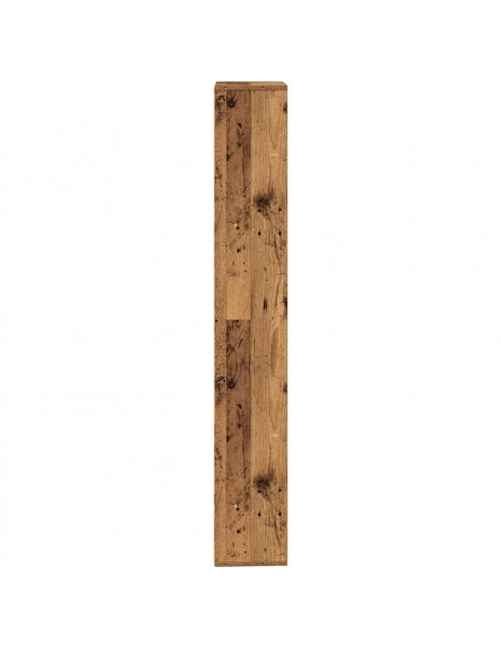 Libreria Legno Antico 157x24x160 cm in Legno Multistrato