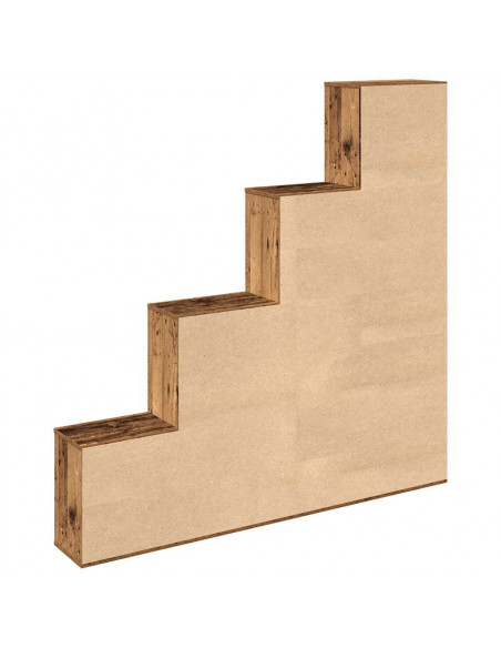 Libreria Legno Antico 157x24x160 cm in Legno Multistrato