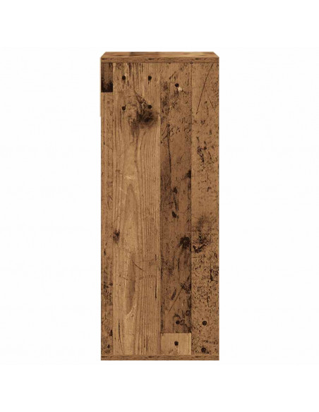 Libreria Legno Antico 34x31x80 cm in Legno Multistrato