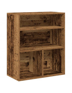Libreria Legno Antico 60x30x71,5 cm in Legno Multistrato