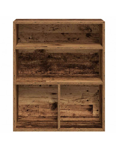 Libreria Legno Antico 60x30x71,5 cm in Legno Multistrato
