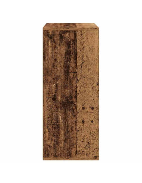 Libreria Legno Antico 60x30x71,5 cm in Legno Multistrato