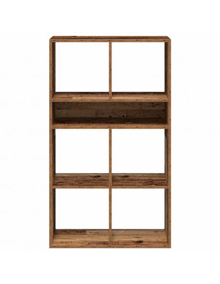 Libreria Legno Antico 66x31x112 cm in Legno Multistrato