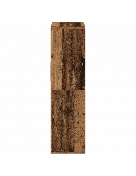 Libreria Legno Antico 66x31x112 cm in Legno Multistrato