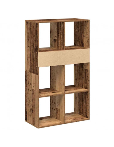 Libreria Legno Antico 66x31x112 cm in Legno Multistrato